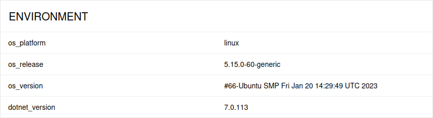 Allure Report Environments Widget