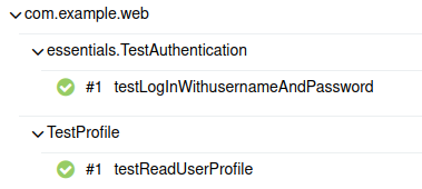 Allure Report tab packages Allure Report tab packages