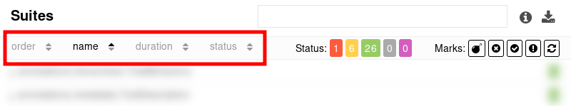 Allure Report sort test results by execution order, name, duration or status Allure Report sort test results by execution order, name, duration or status